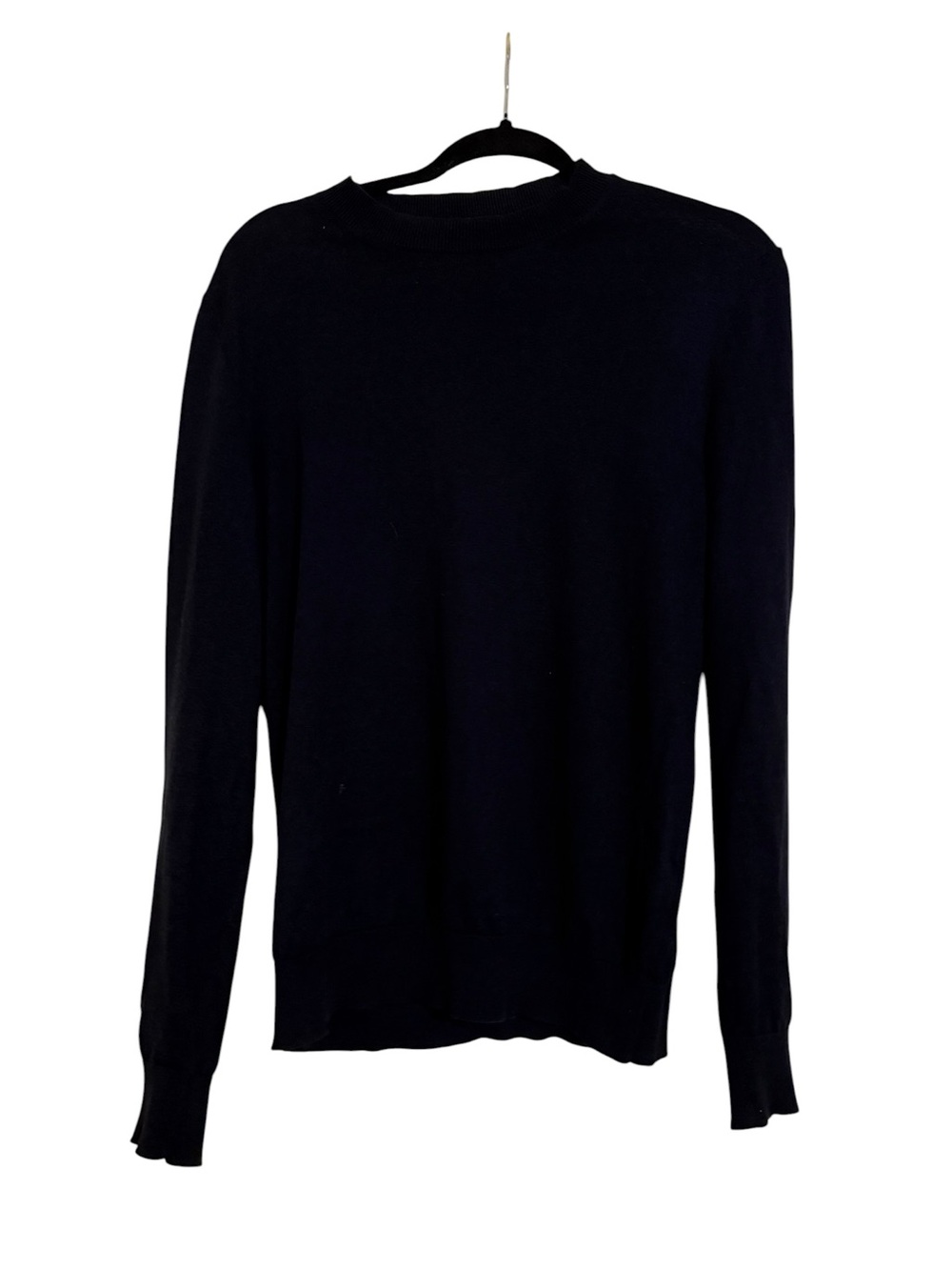 A.P.C. Rue Madame Paris Charcoal Gray Cotton Cashmere Crewneck Sweater Size S